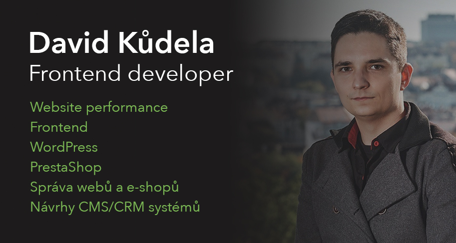 David Kůdela - Frontend developer